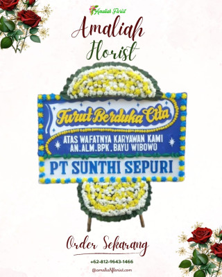 Papan Bunga Duka di Baktijaya