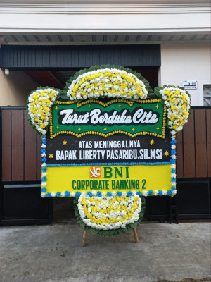 Papan Bunga Duka di Baktijaya