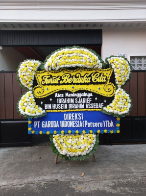 Papan Bunga Duka di Baktijaya
