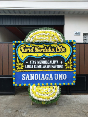 Papan Bunga Duka di Baktijaya