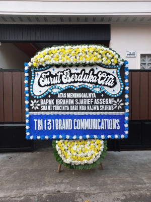 Papan Bunga Duka di Baktijaya